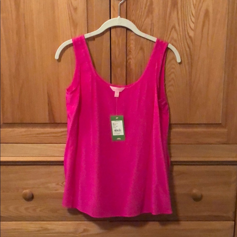 Lilly Pulitzer magenta top